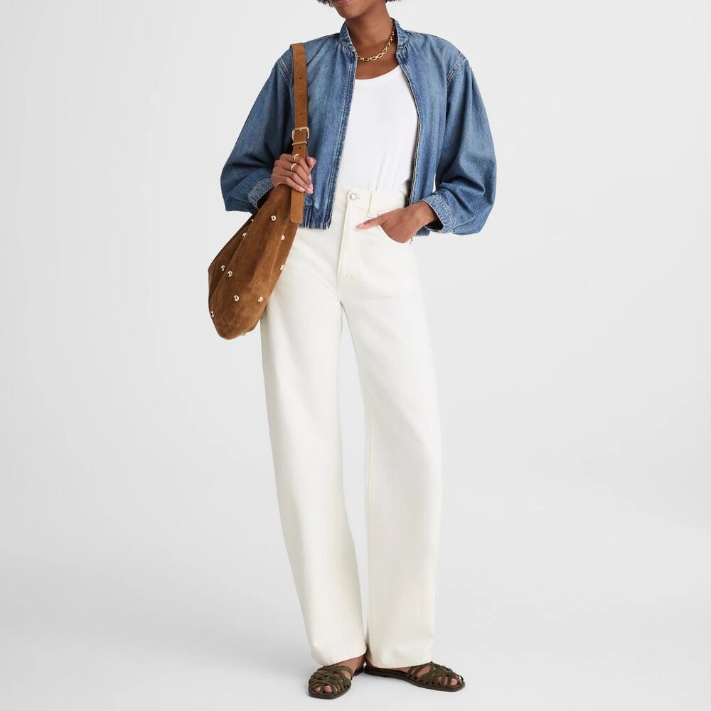 Madewell The Balloon Jean White Size 32 NEW‎